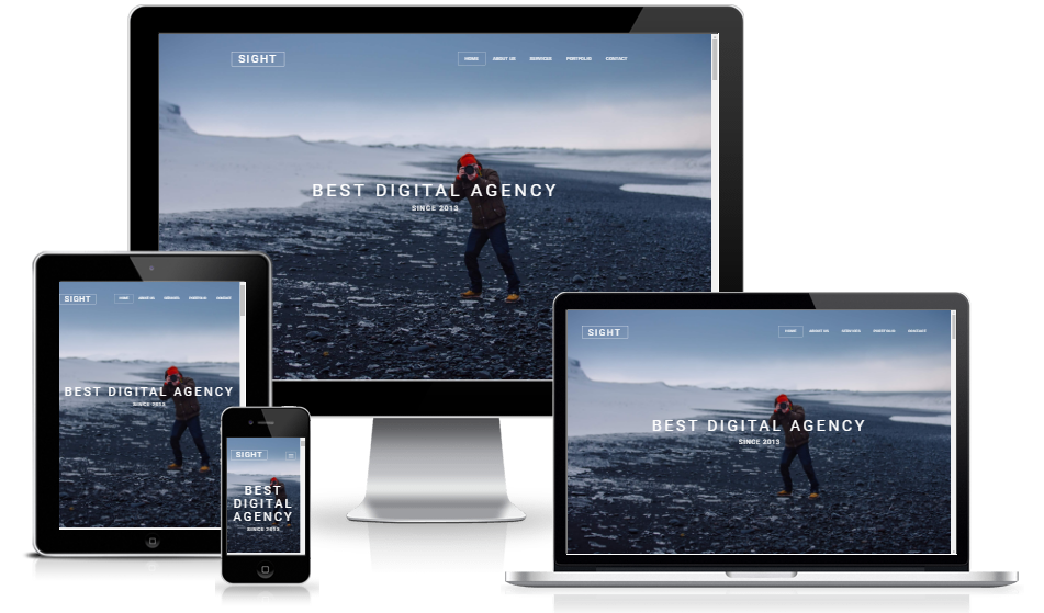 Free Responsive HTML5 Agency Website Template