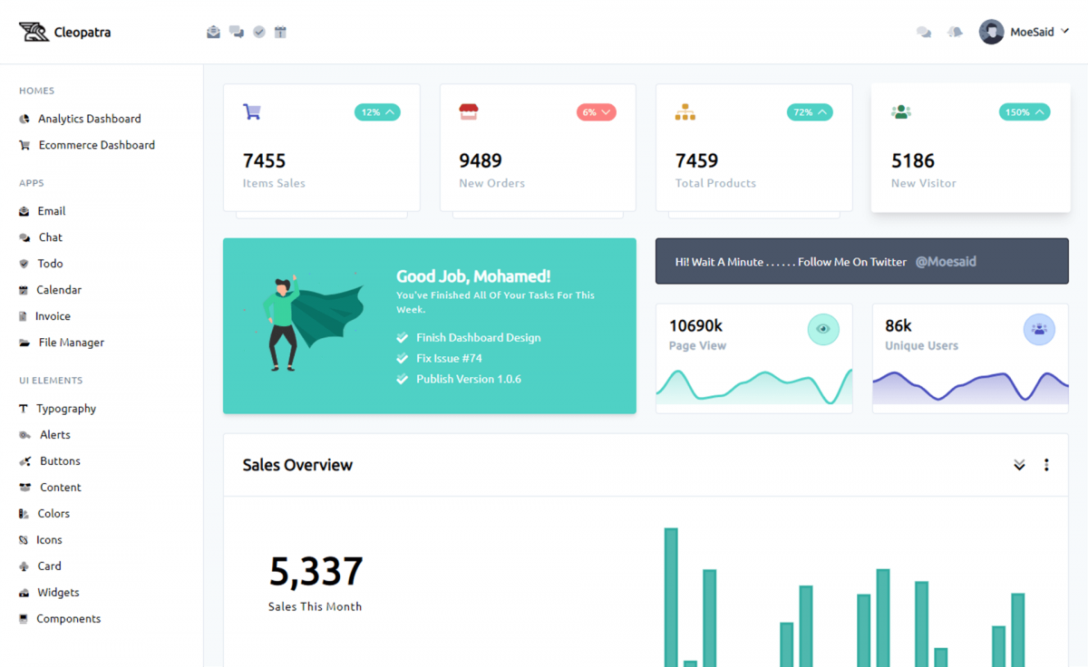 Free Responsive Tailwind CSS Admin Dashboard Template