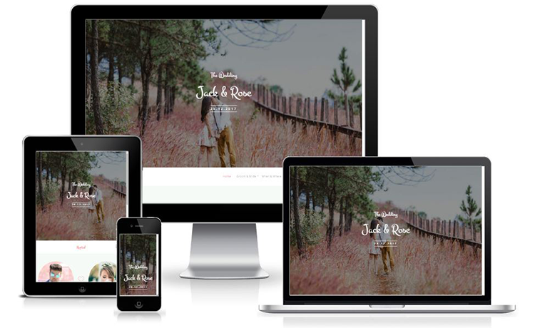 free responsive wedding event bootstrap template