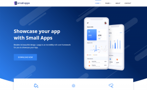 Free Bootstrap 4 HTML5 App Landing Website Template