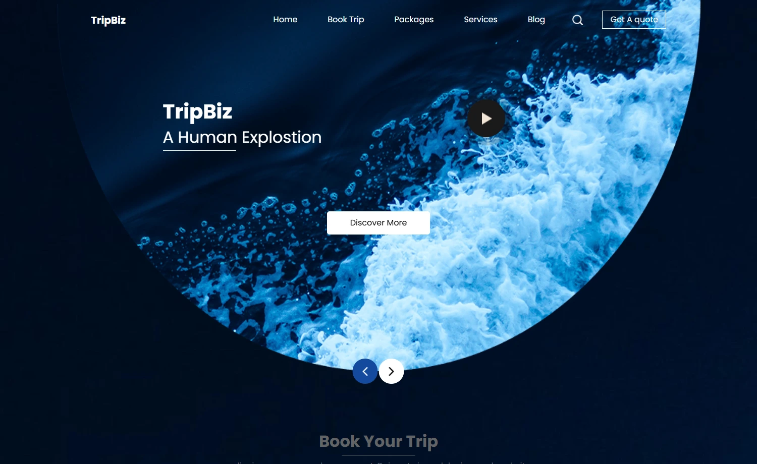 Free Bootstrap 4 HTML5 Travel & Tourism Website Template