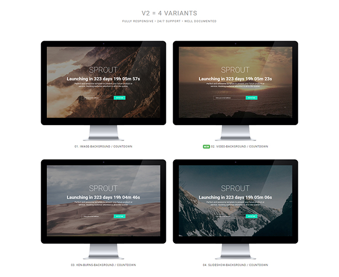 Coming Soon Bootstrap Template Free Download