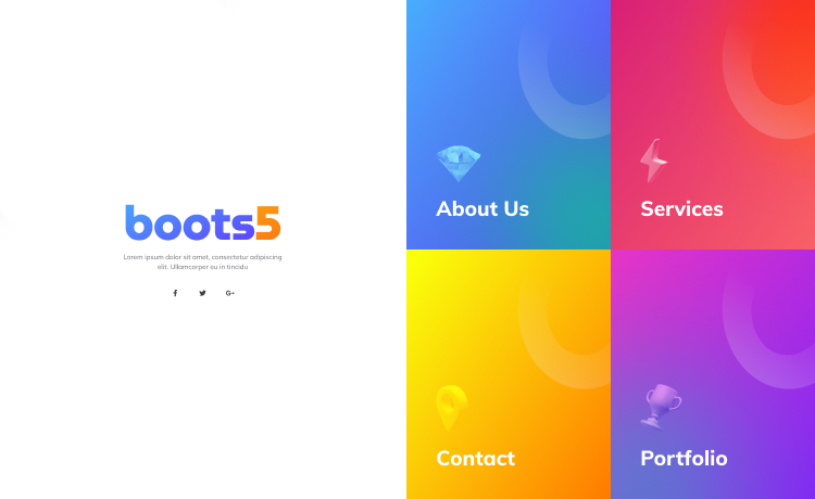 Boots5 - Elegant Bootstrap 5 Website Template