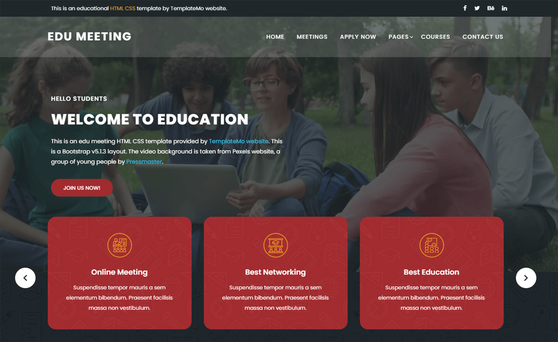 Free Bootstrap 5 HTML5 Educational Website Template