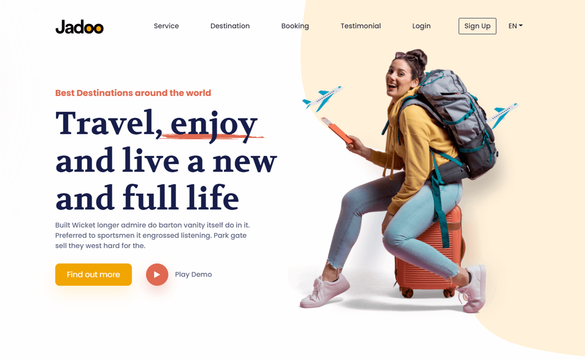 Free Bootstrap 5 HTMl5 Travel Agency Website Template