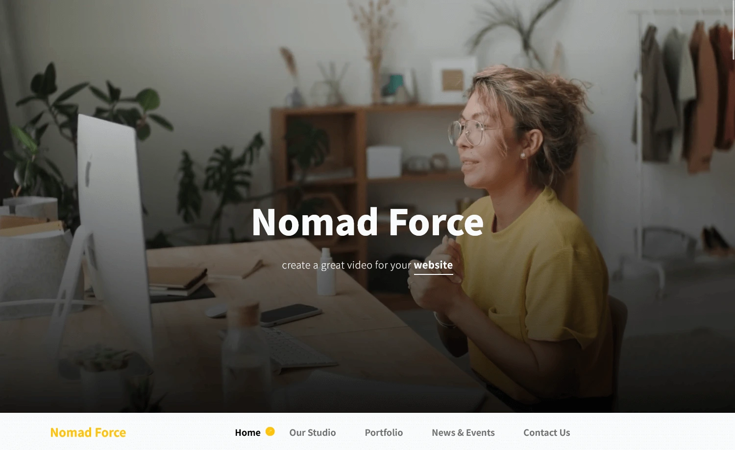 Nomad force - Free Bootstrap 5 HTML5 Landing Page Template