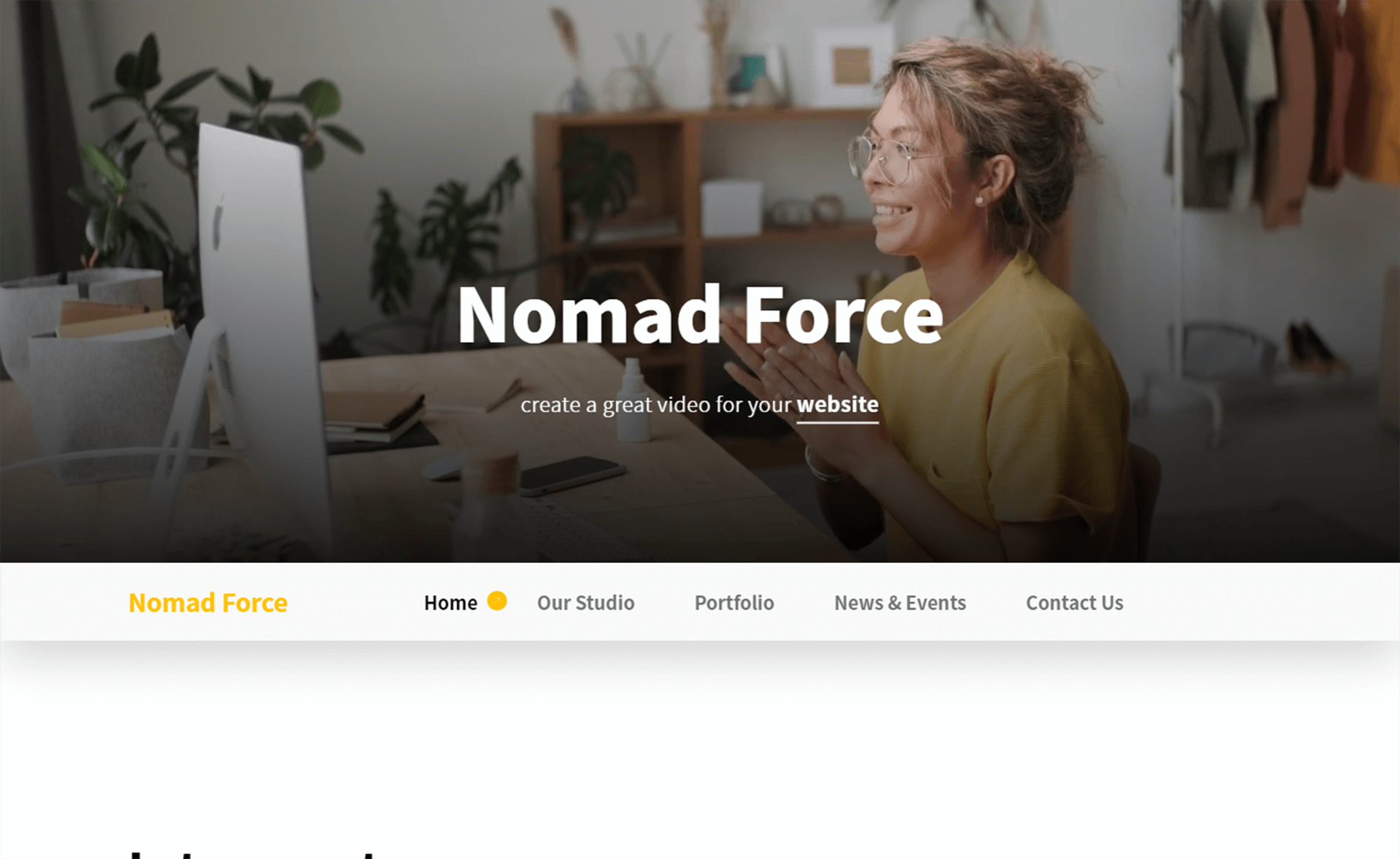 Nomad force - Free Bootstrap 5 HTML5 Landing Page Template