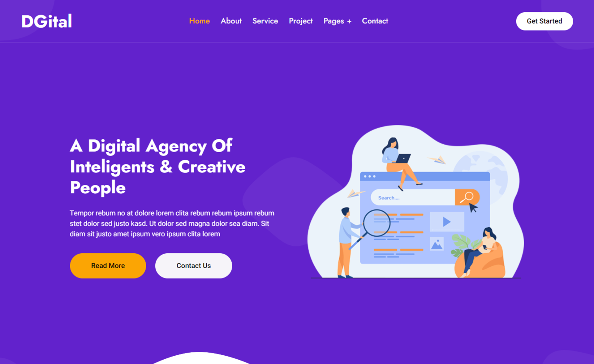Free Responsive Bootstrap 5 Creative Agency Template