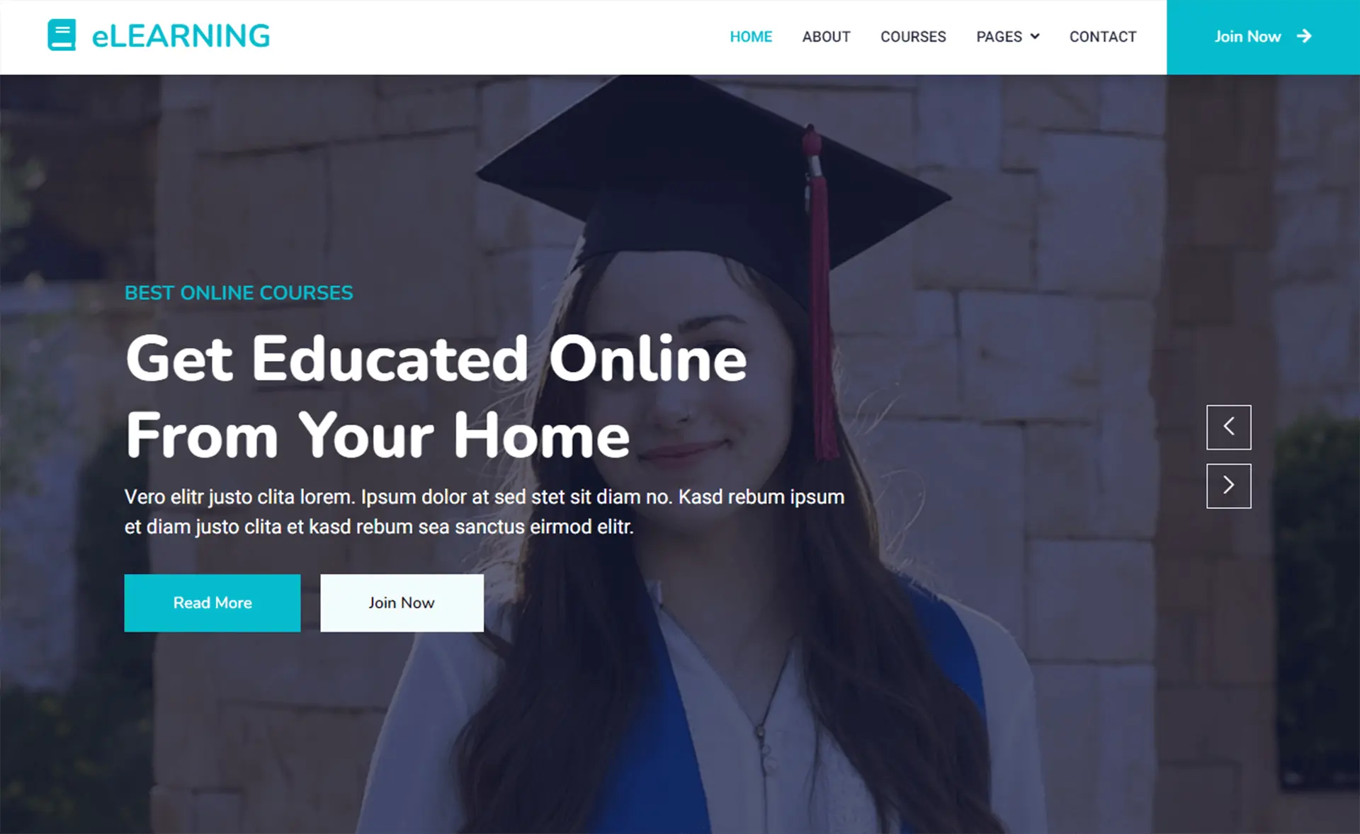 Elearning - Free Bootstrap 5 CSS3 Education Website Template
