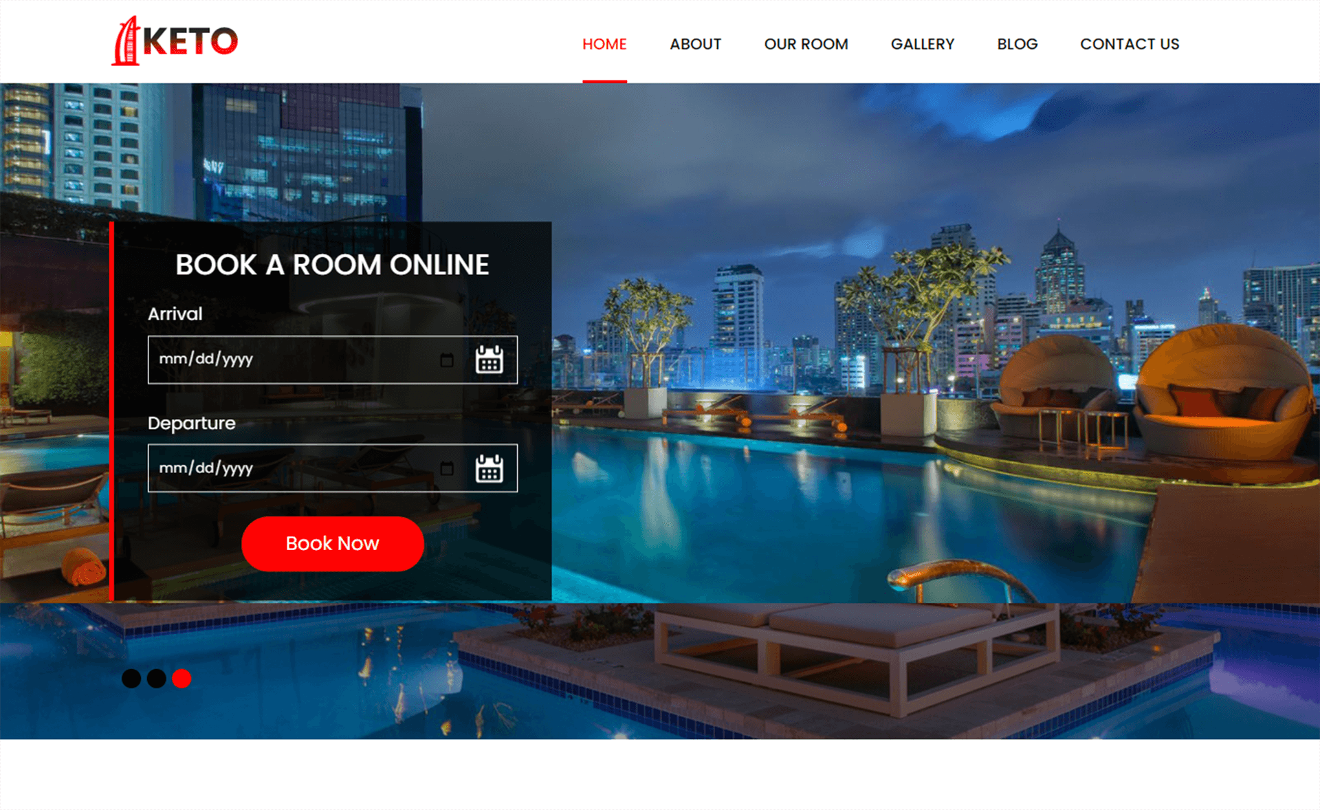Responsive Bootstrap Hotel Website Templates | ThemeWagon