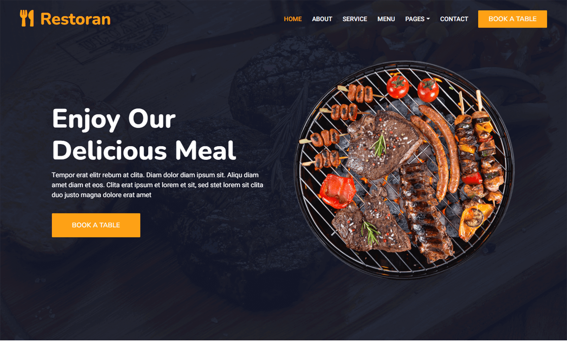 Restoran - Free Responsive Bootstrap 5 Restaurant Website Template
