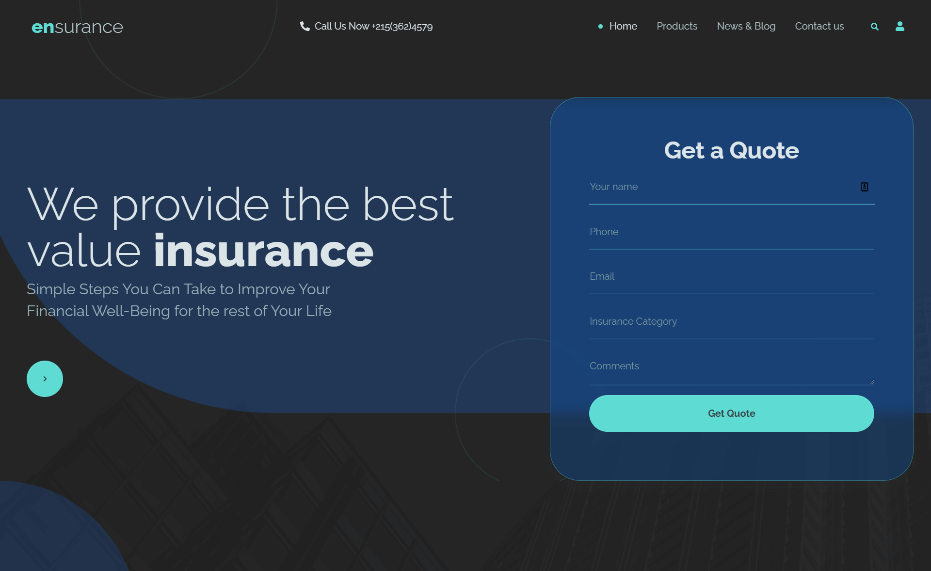 Free Responsive Bootstrap 5 HTML5 Insurance Website Template
