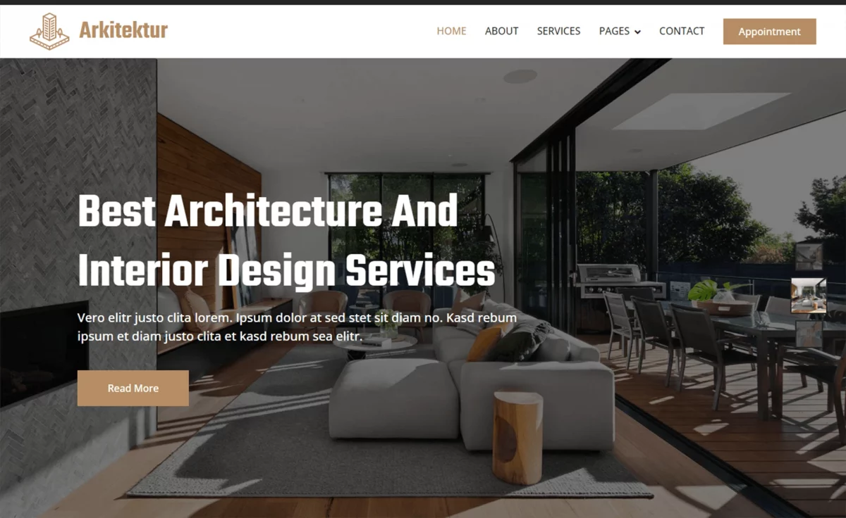Arkitektur - Free HTML5 Bootstrap 5 Architecture Website Template