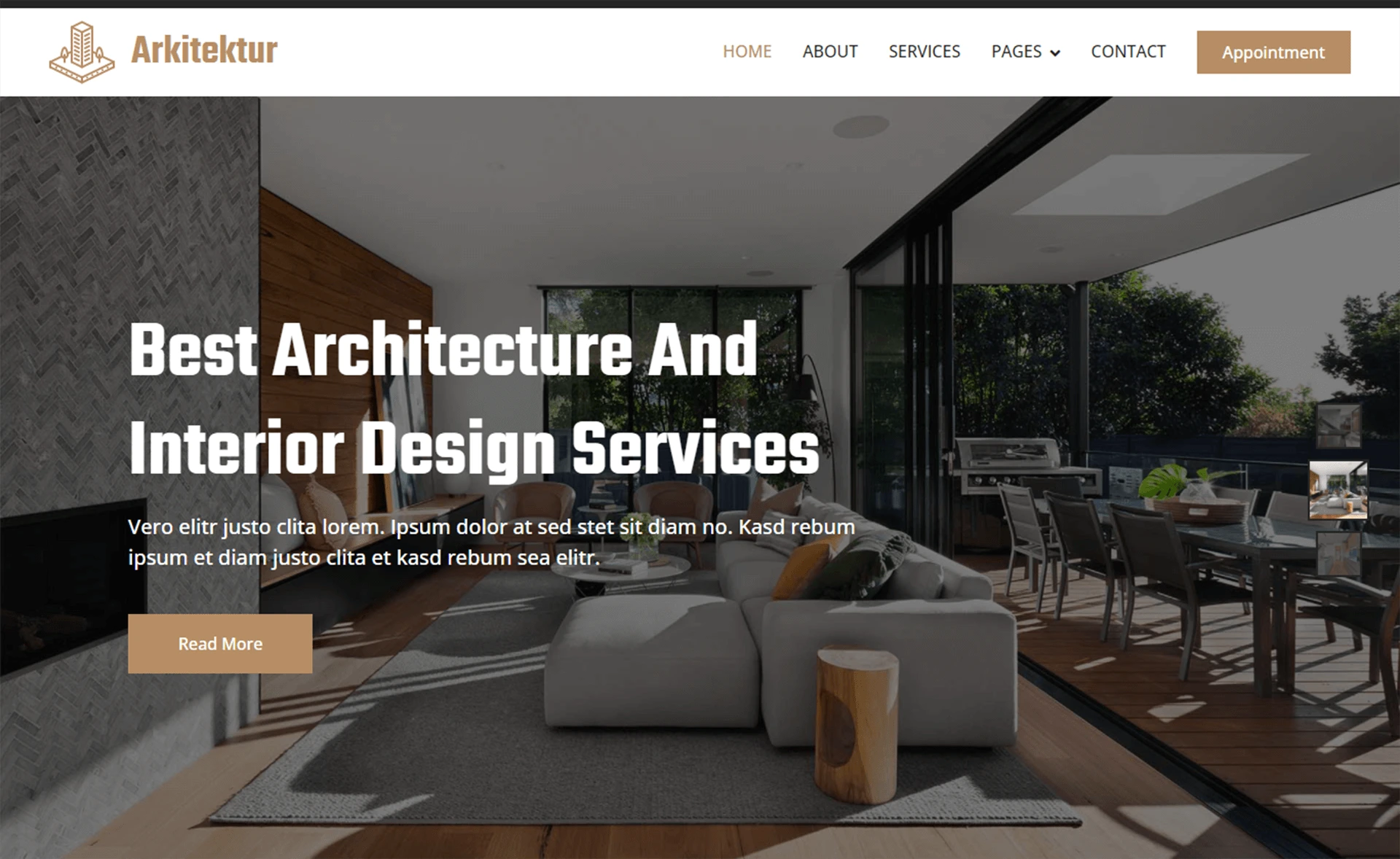 Arkitektur - Free Responsive HTML5 Bootstrap 5 Architecture Website Template