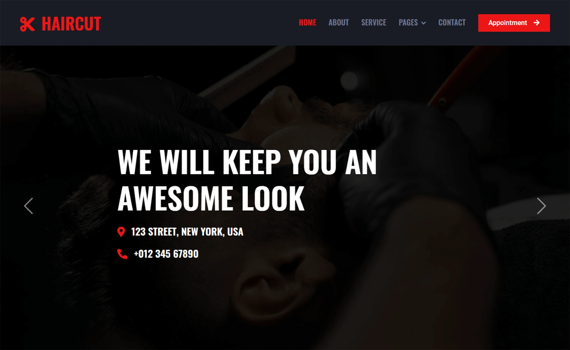 Free Bootstrap 5 HTML5 Hair Salon Template