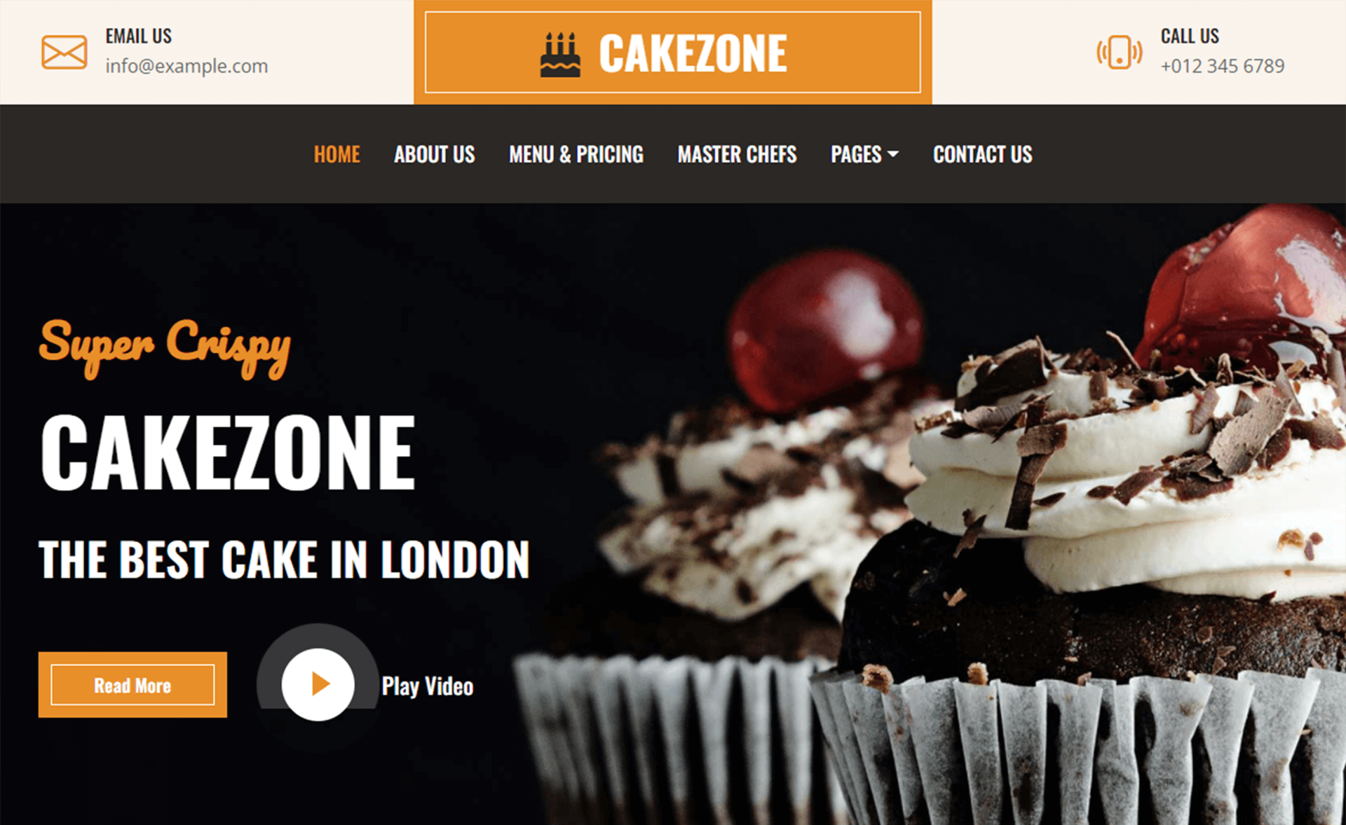 Free Bootstrap 5 HTML5 Cake Shop Website Template