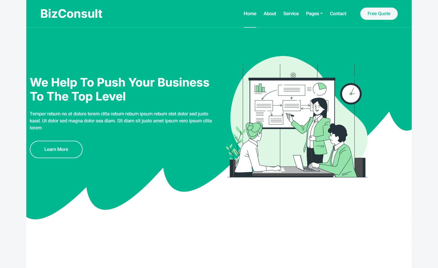 Free Responsive Bootstrap 5 HTML5 Template BizConsult