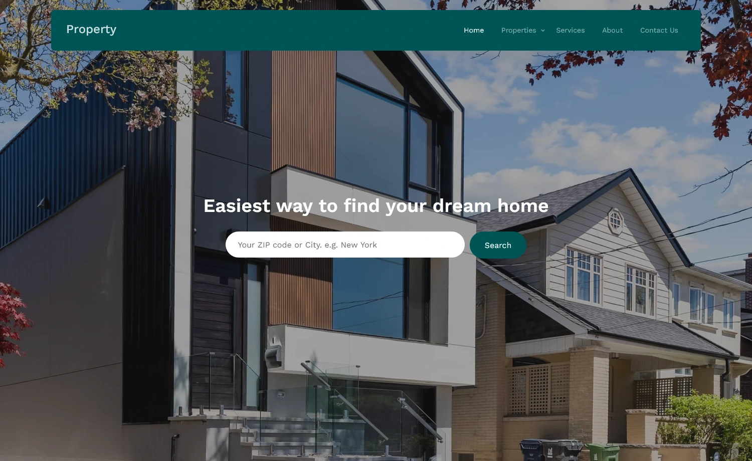 Free Responsive Bootstrap 5 Real Estate Website Template