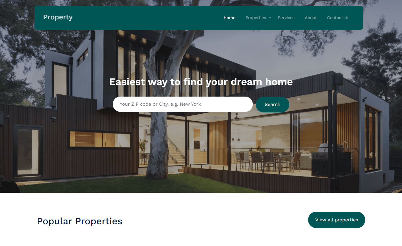 Property - Free Responsive Bootstrap 5 Real Estate Website Template
