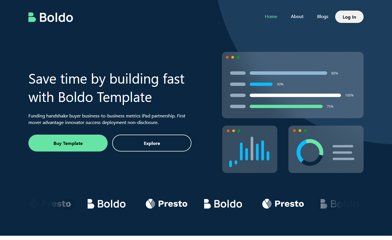 Free Responsive Bootstrap Landing Page for Figma