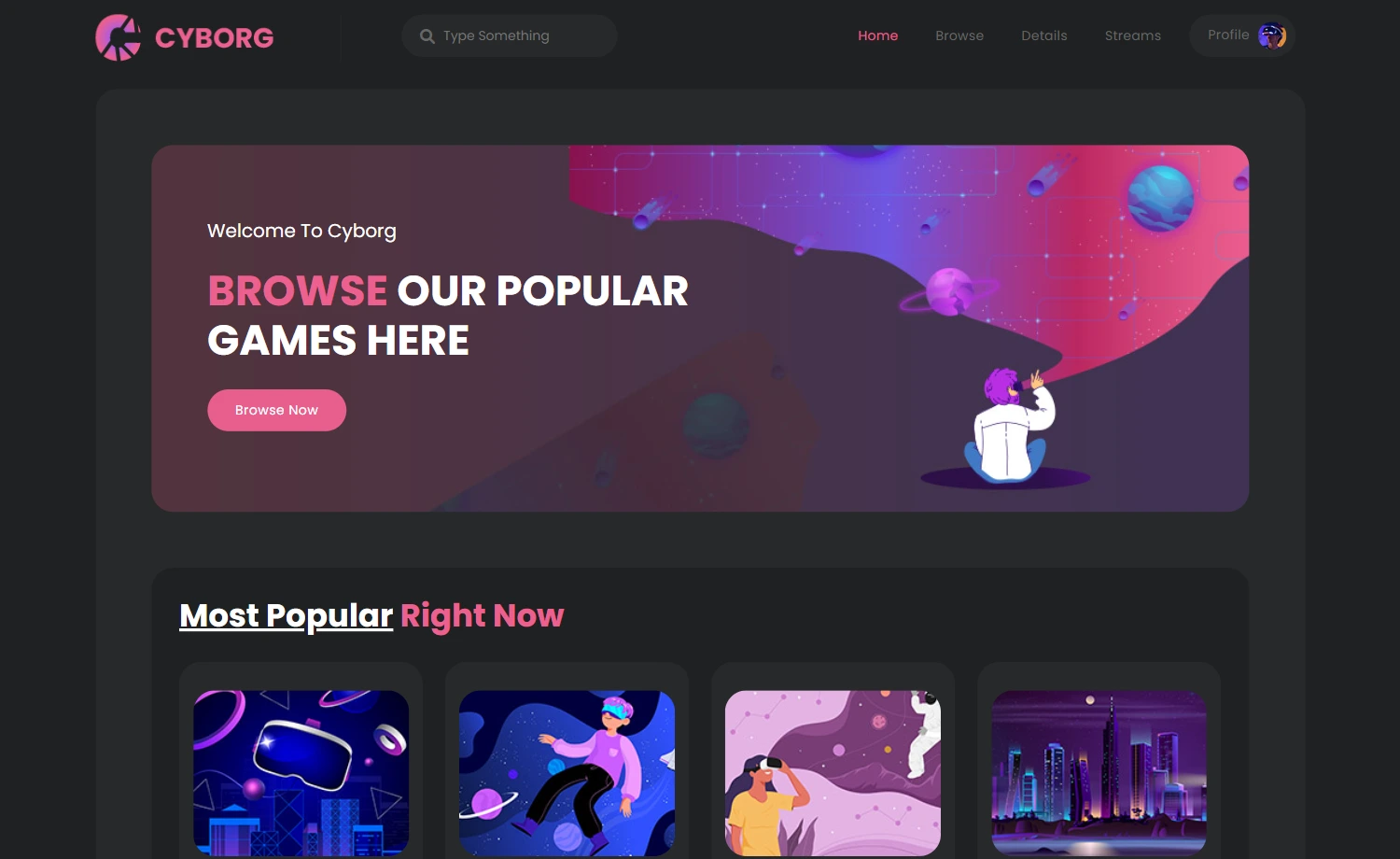 Free HTML5 Bootstrap 5 Gaming Template
