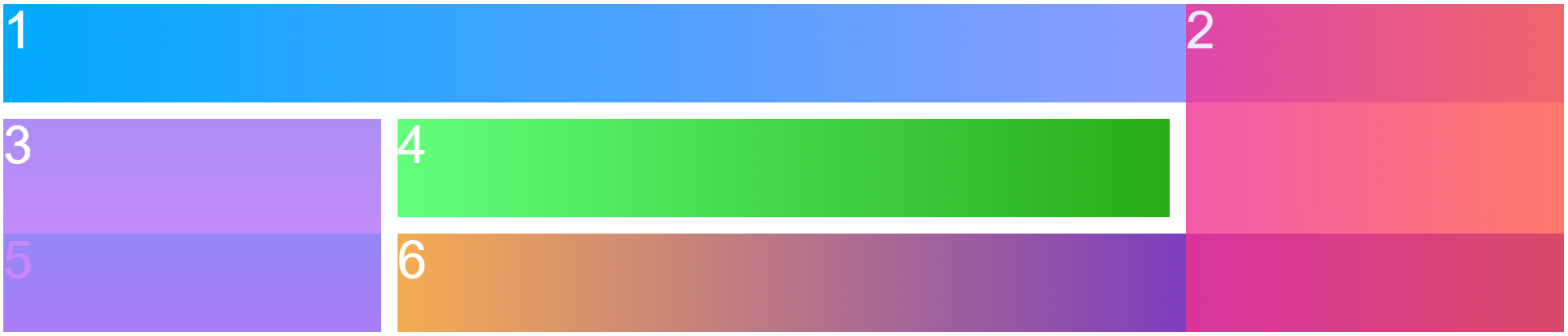 Creating unusual layouts with grid