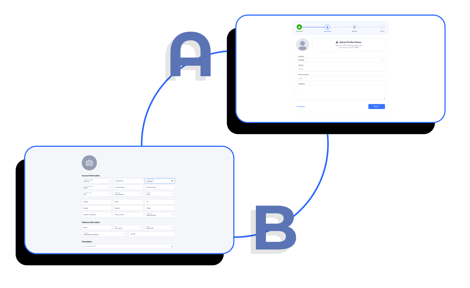 Testing Form length and types of fields