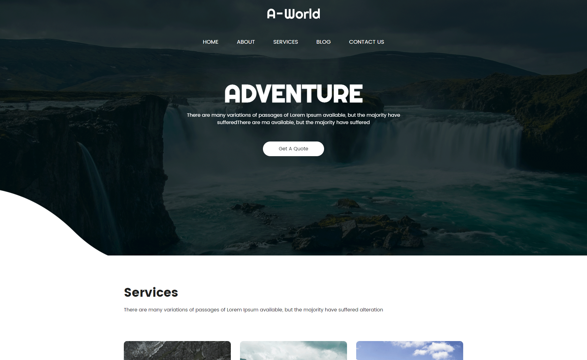Free Responsive Bootstrap 5 Travel Agency Website Template