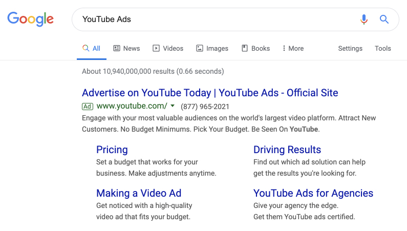 Paid Search Ad - Web Ad