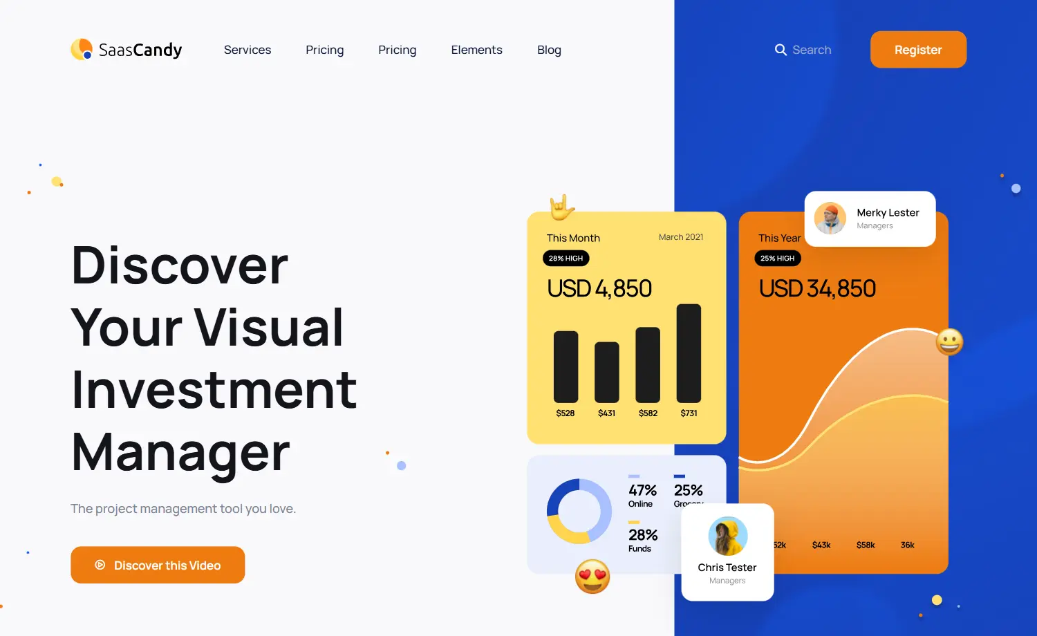 Free Bootstrap 5 Single-page Landing Page Template