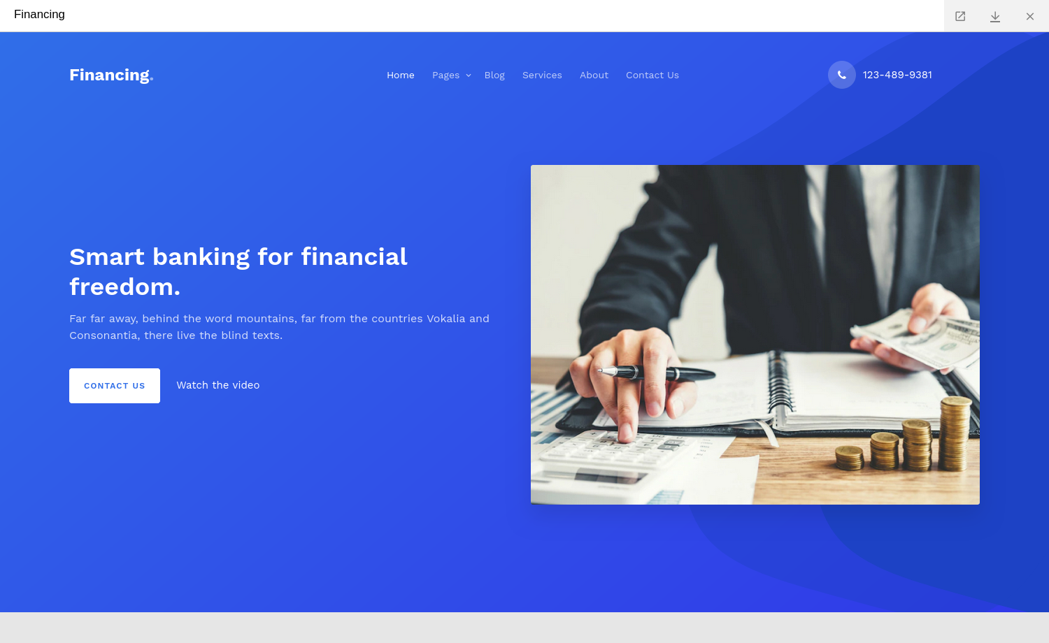 Free Responsive Bootstrap Consultancy Website Template