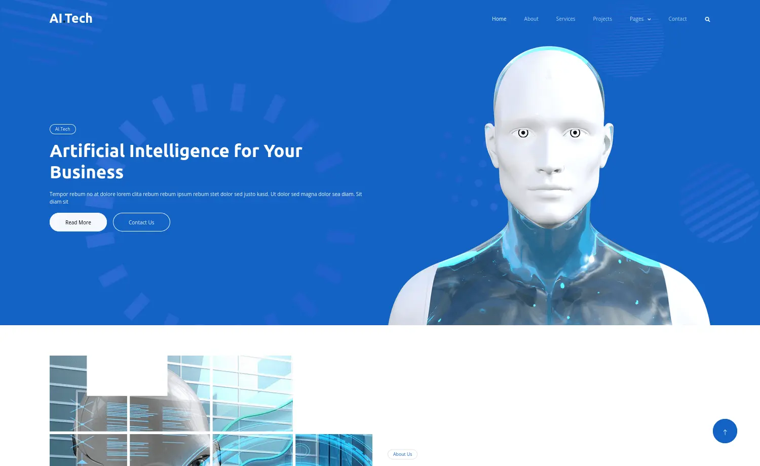 Responsive Bootstrap 5 HTML5 Corporate Landing Page Template