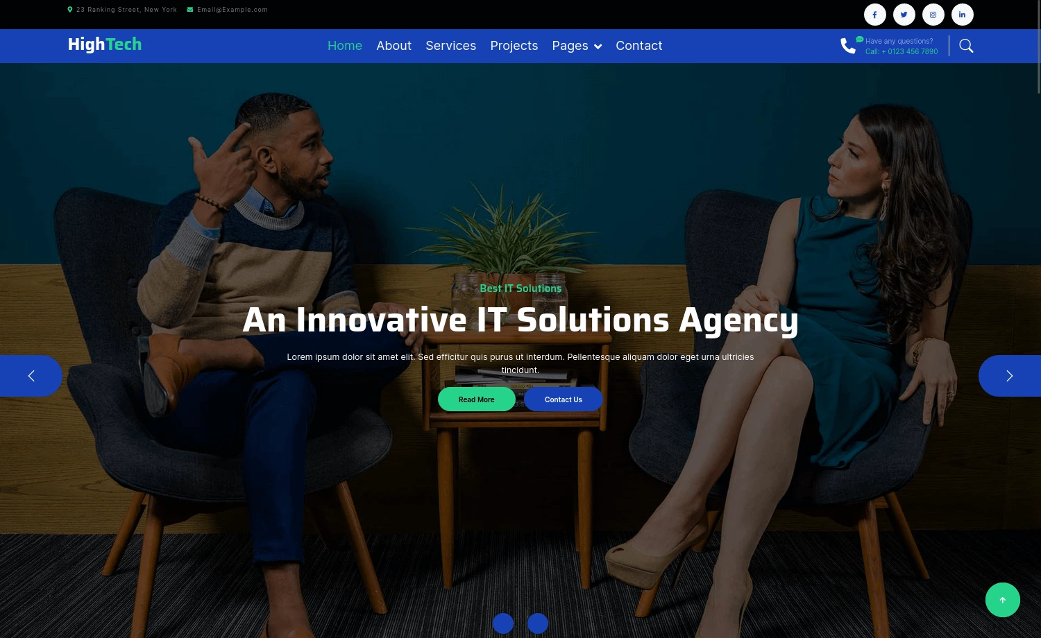 Free Responsive Bootstrap 5 Multipage Landing Page Template