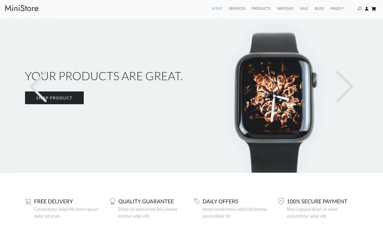 Free Bootstrap 5 E-Commerce Website Template