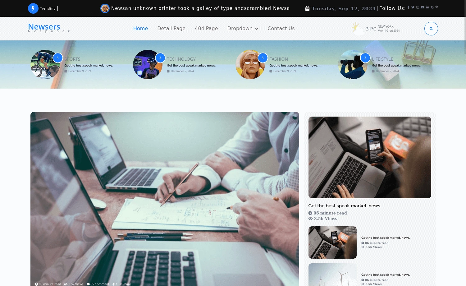 Free Bootstrap 5 Corporate Landing Page Template