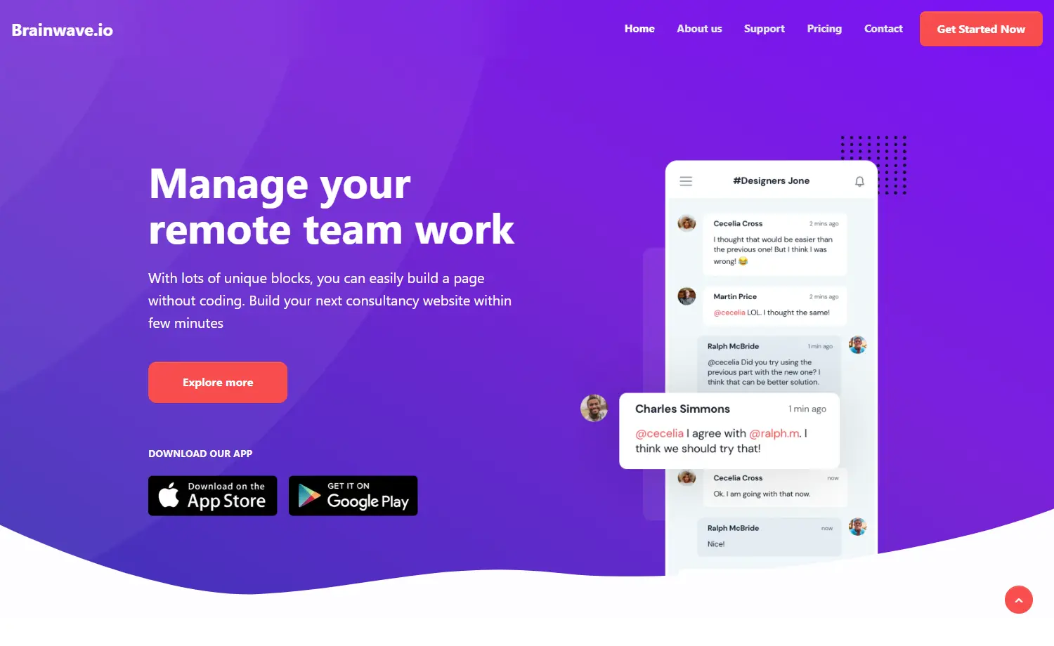 Free Bootstrap 5 One-Page Website Template