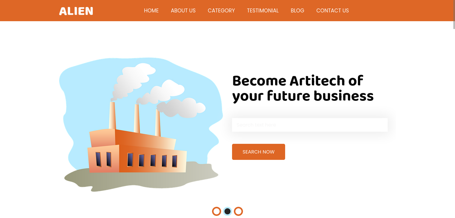 Free Responsive Bootstrap4 Business website template