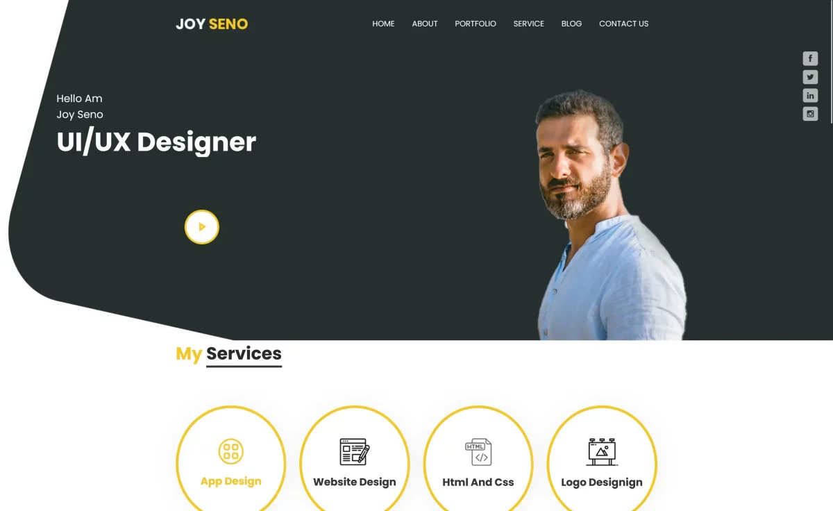 Free Responsive Multipage Bootstrap 4 Portfolio Website Template