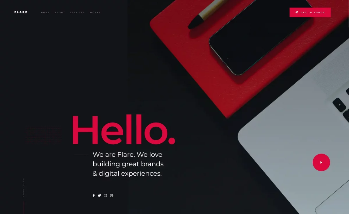 Free One-page Responsive Agency Landing Page Template