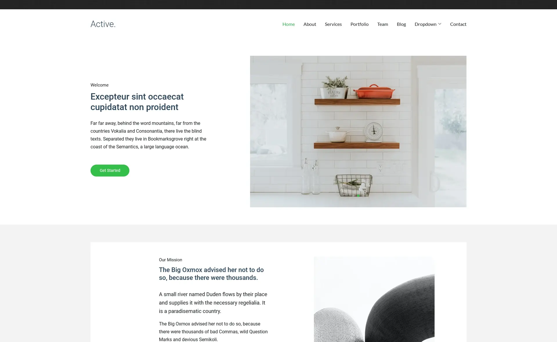 Active Free Bootstrap Responsive Business Template Themewagon