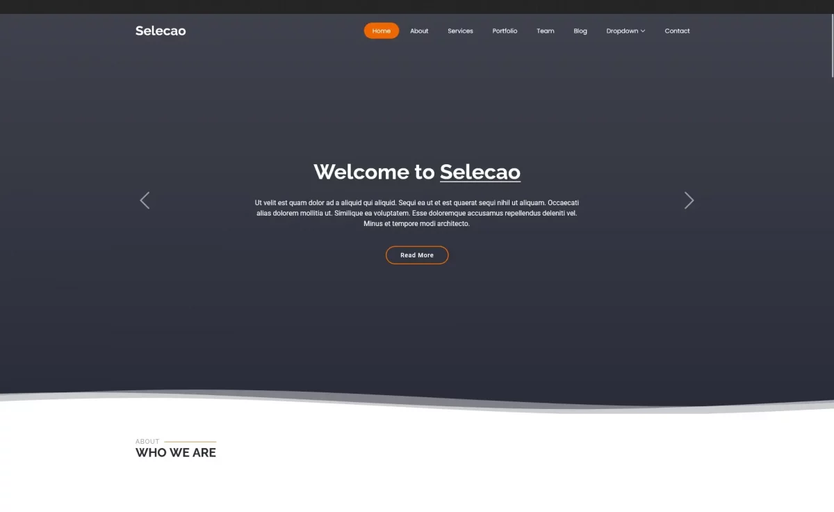 Selecao Free Responsive Bootstrap 5 Multipurpose Business Template