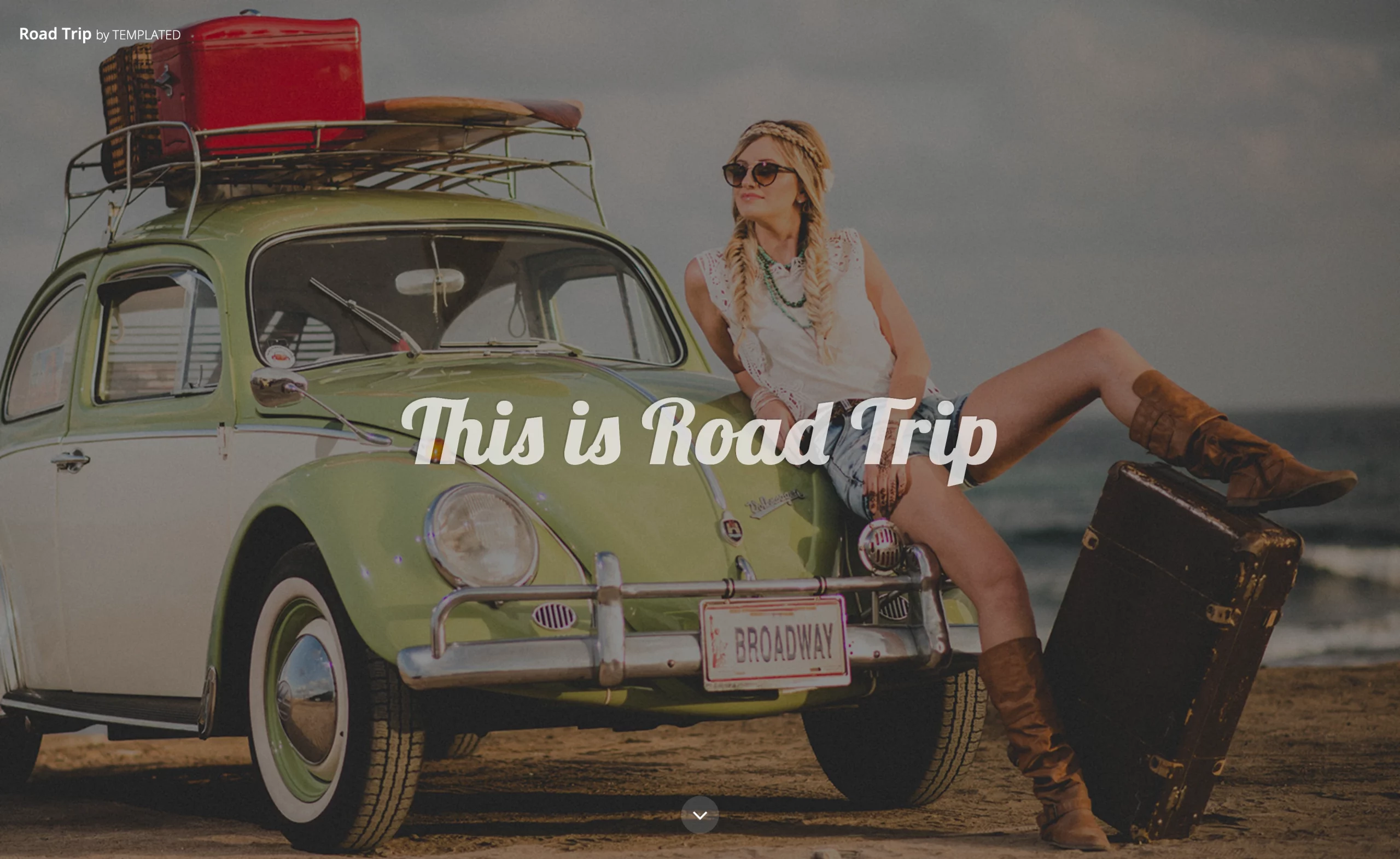 RoadTrip Free Responsive HTML5 Landing Page Template ThemeWagon