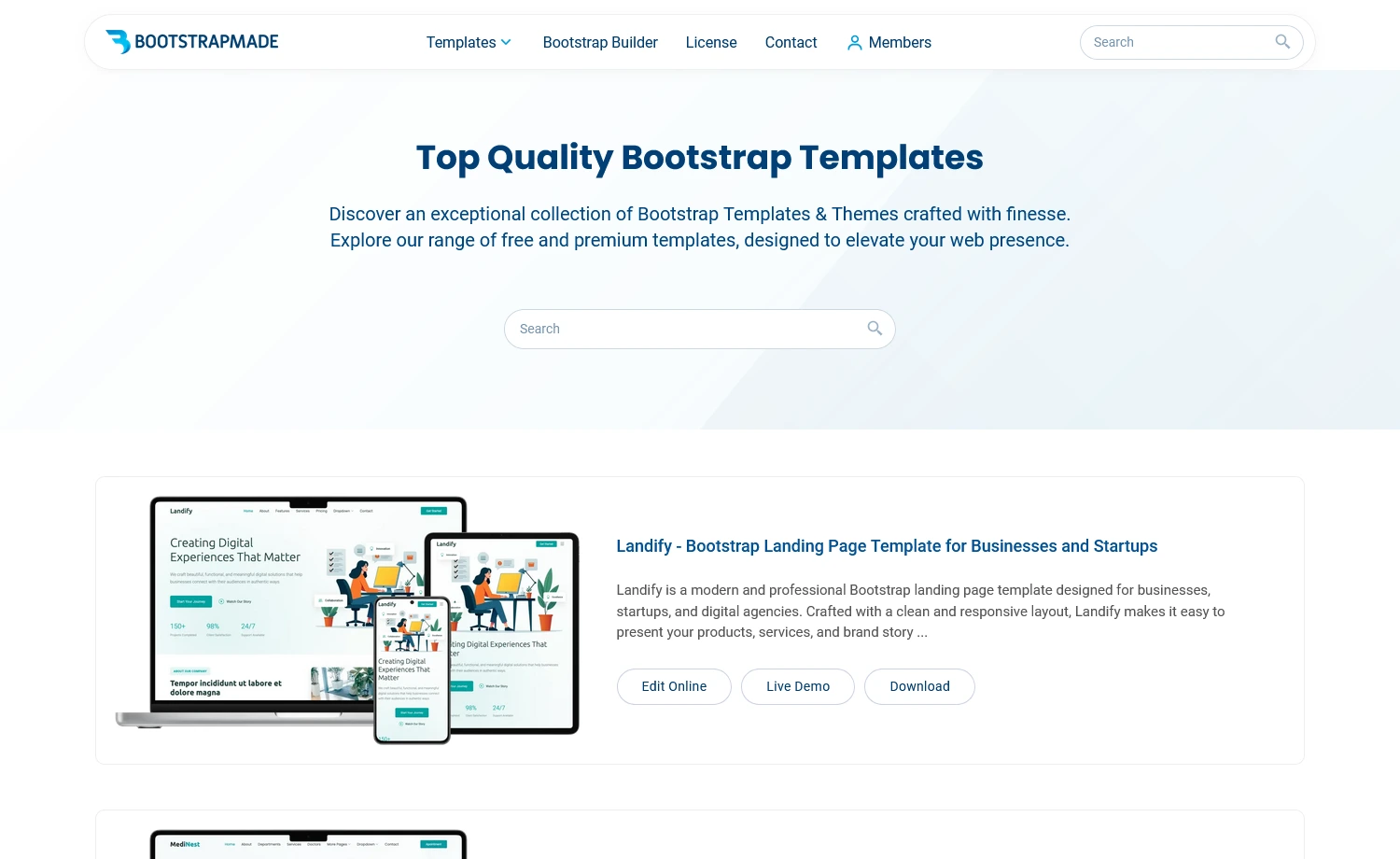 BootstrapMade - Bootstrap website templates