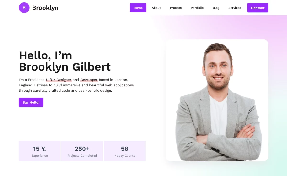 Picto - Free Tailwind CSS Portfolio Template