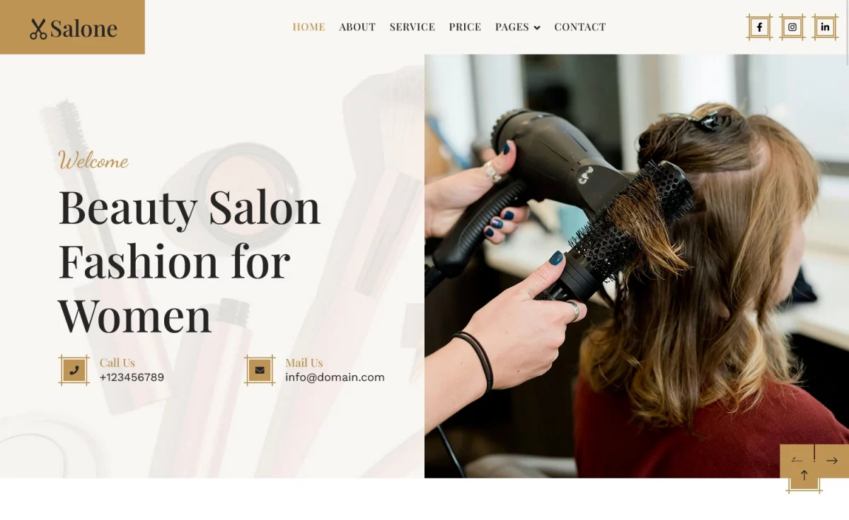 Salone - Free Bootstrap 5 Business Website Template 