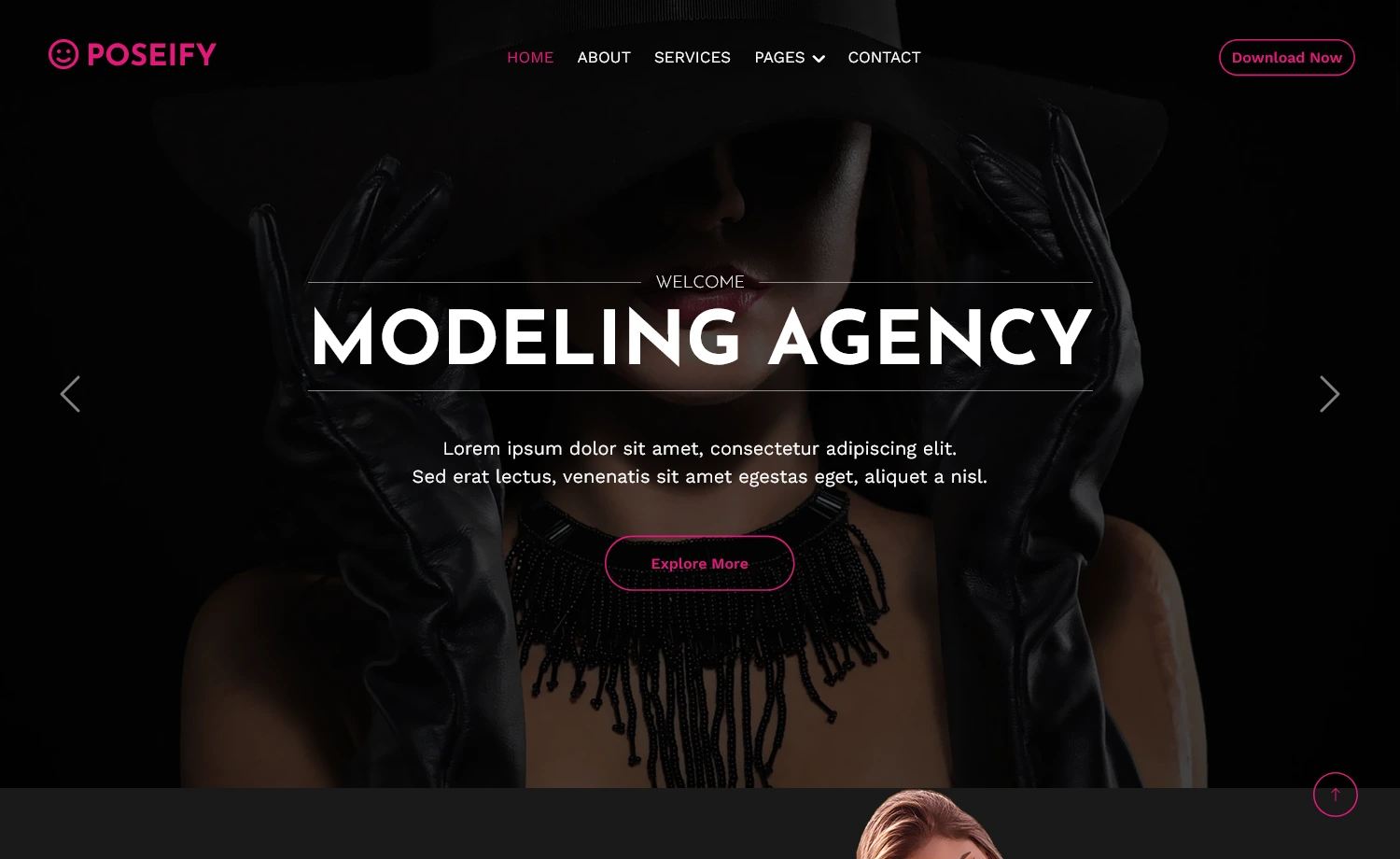 Poseify - Free Bootstrap 5 Agency Website Template