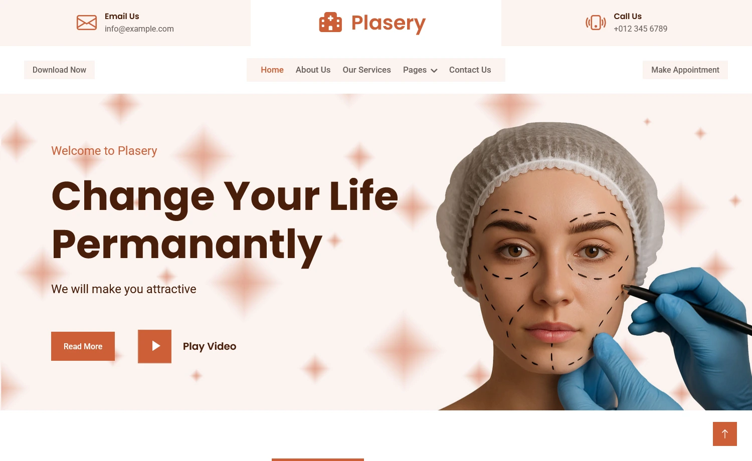 Plasery - Free Bootstrap 5 Medical Website Template