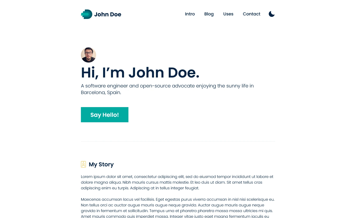 Free Multipage Tailwind CSS Blogging Website Template