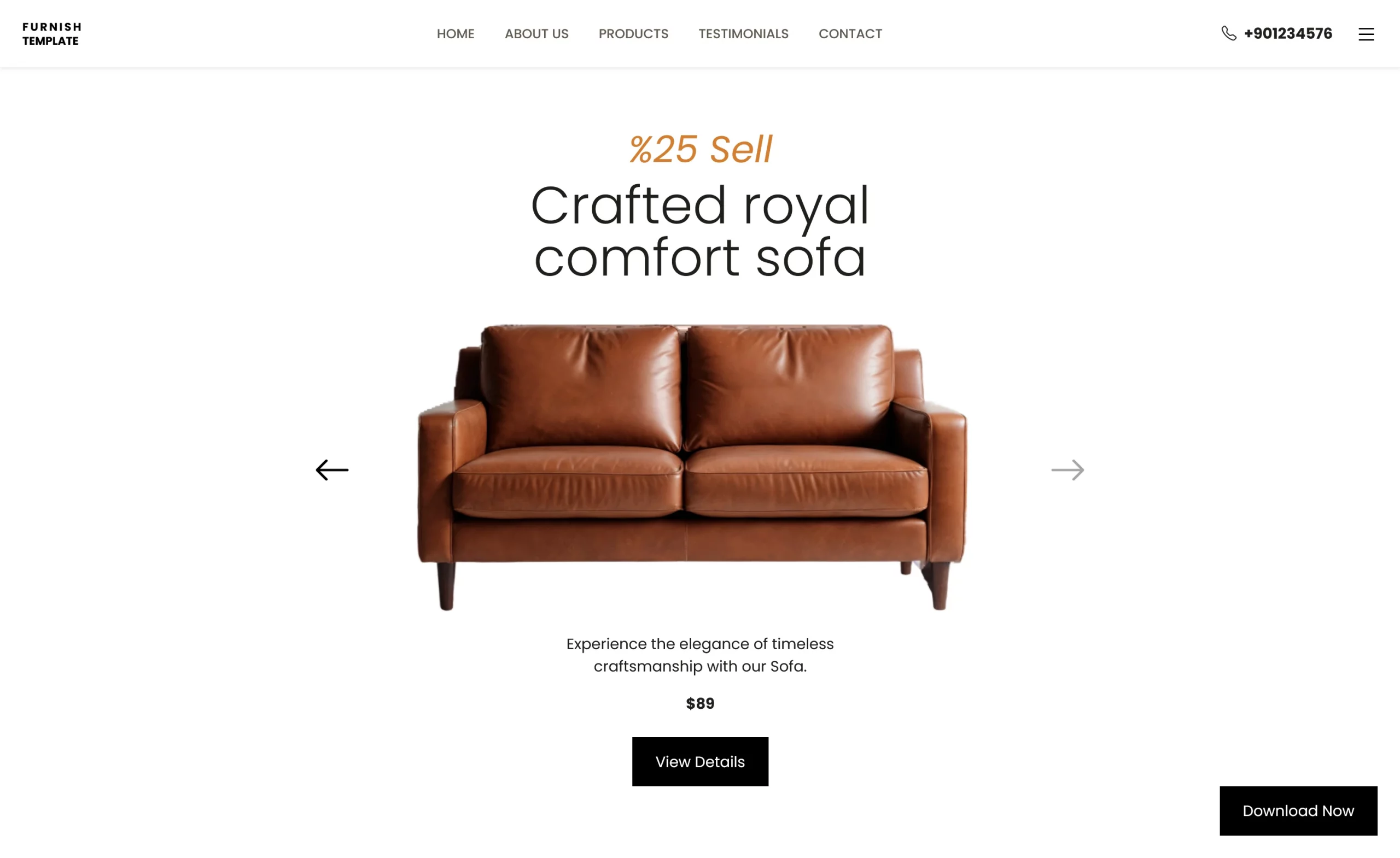 Furnish - Free Bootstrap 5 eCommerce Website Template