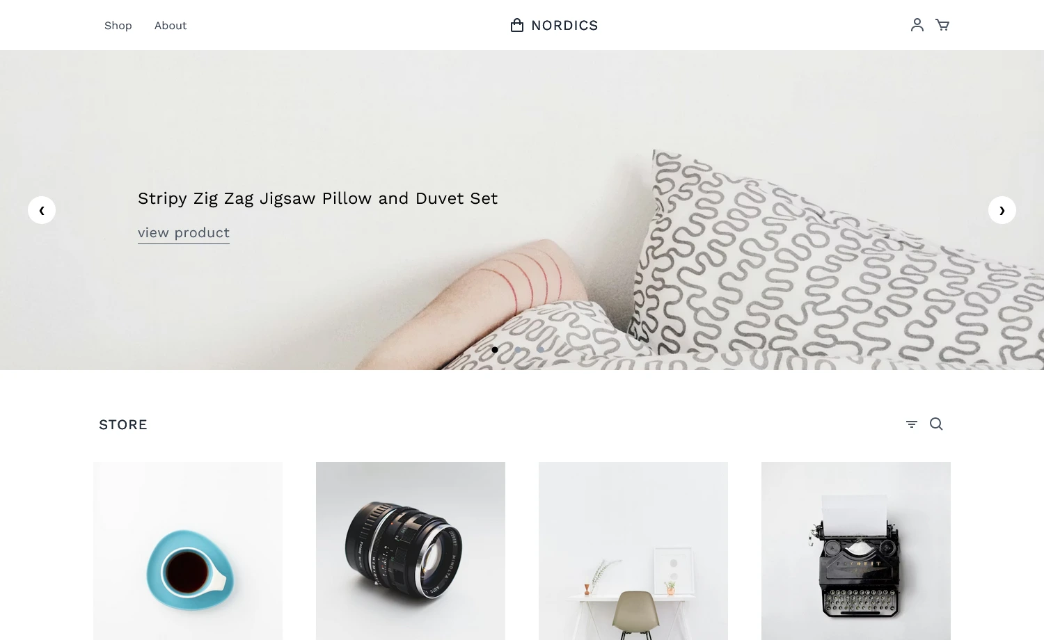 Nordic - Free Tailwind CSS eCommerce Website Template